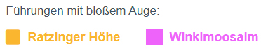 Sternführungen mit bloßem Auge